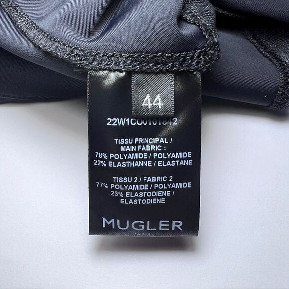 Mugler Iconic Illusion Catsuit in Black - Picture 12 of 14